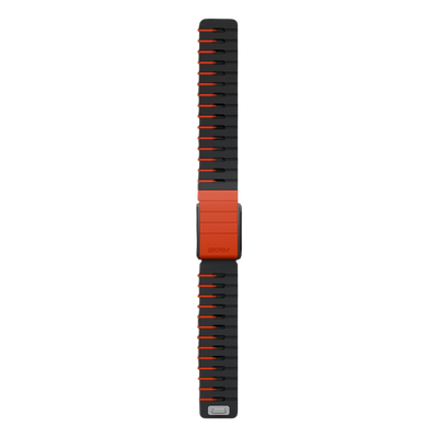 Skinarma GEMINI Strap for Whoop 5 MG Series - BLACKORANGE #color_blackorange