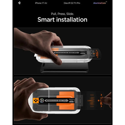 Spigen Privacy Screen Protector Glas.tR EZ Fit Pro HD for iPhone Air (1-pack)