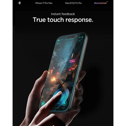 Spigen iPhone 17 Pro Max Screen Protector EZ Fit Pro HD [1 Pack]