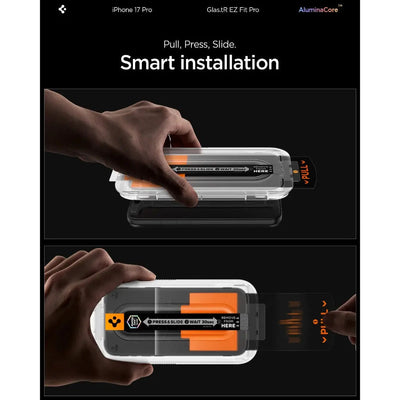 حماية شاشة سبجن آيفون 17 برو EZ Fit Pro HD [عبوة 1]