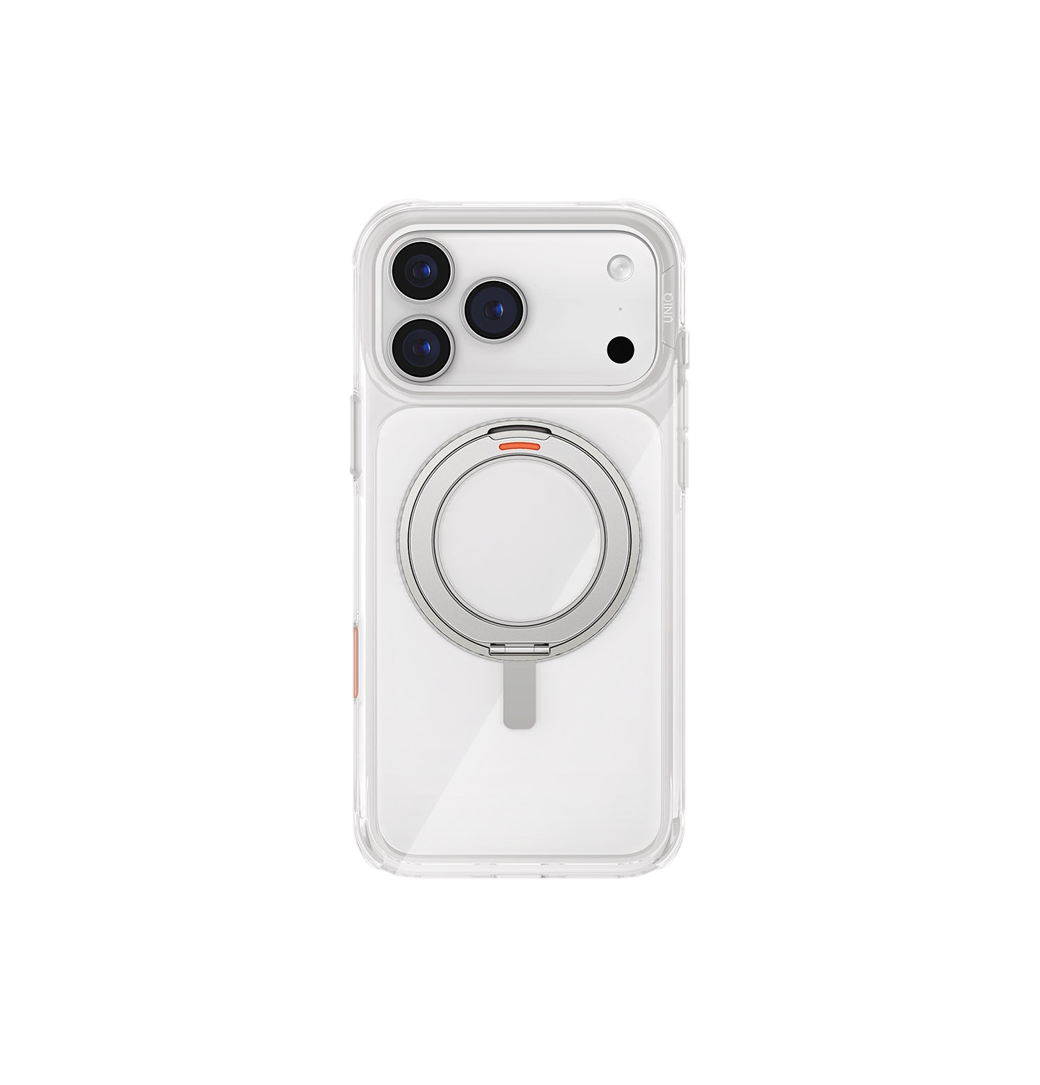 Uniq Swivix Hybrid Clear Case with 360° Rotating Kickstand for iPhone 17 Pro Max