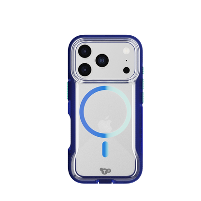 Tech21 EvoPro MagSafe Case for iPhone 17 Pro Max Case - Electric Blue/Jelly Mint