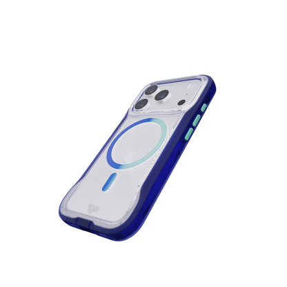Tech21 EvoPro MagSafe Case for iPhone 17 Pro Max Case - Electric Blue/Jelly Mint