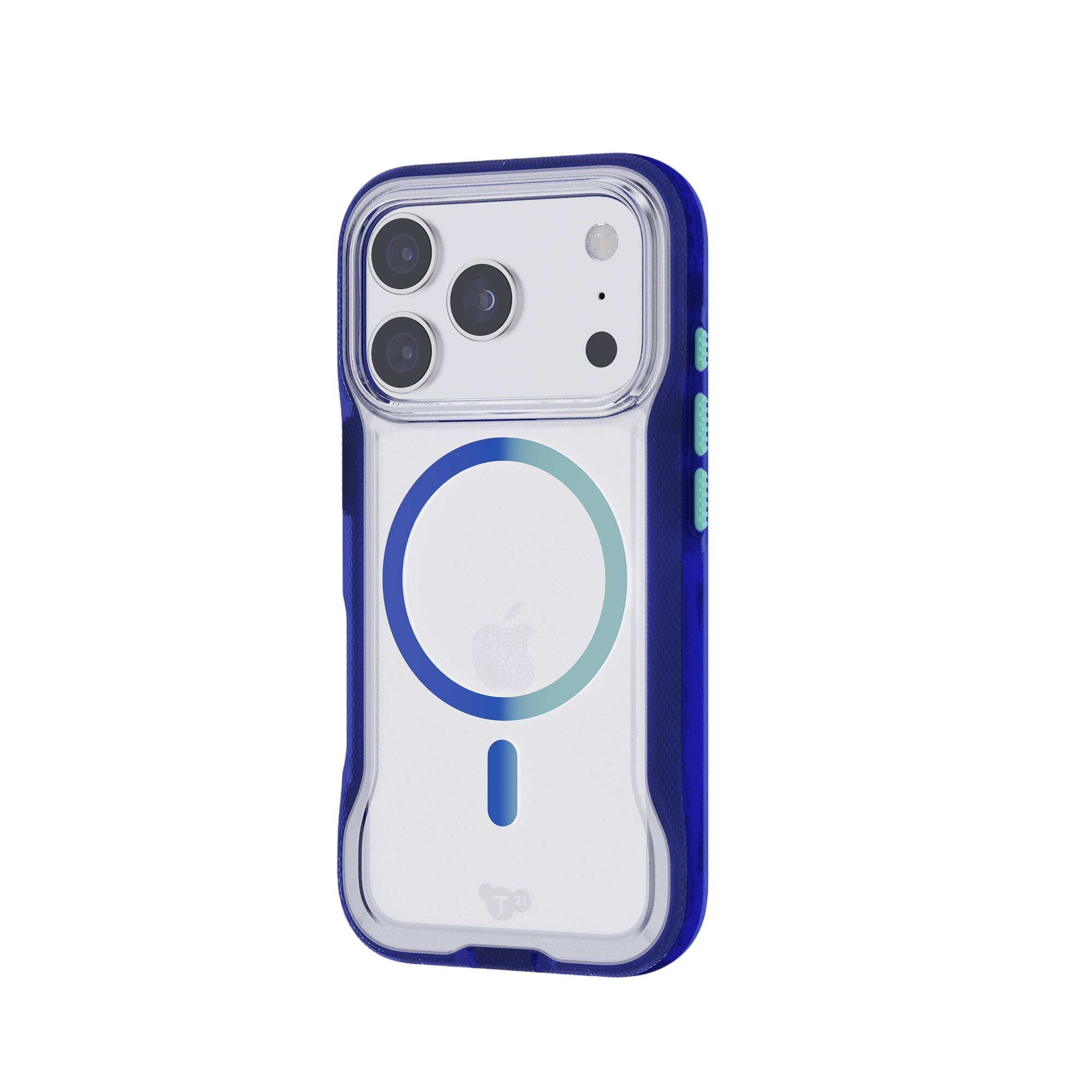 Tech21 EvoPro MagSafe Case for iPhone 17 Pro Max Case - Electric Blue/Jelly Mint