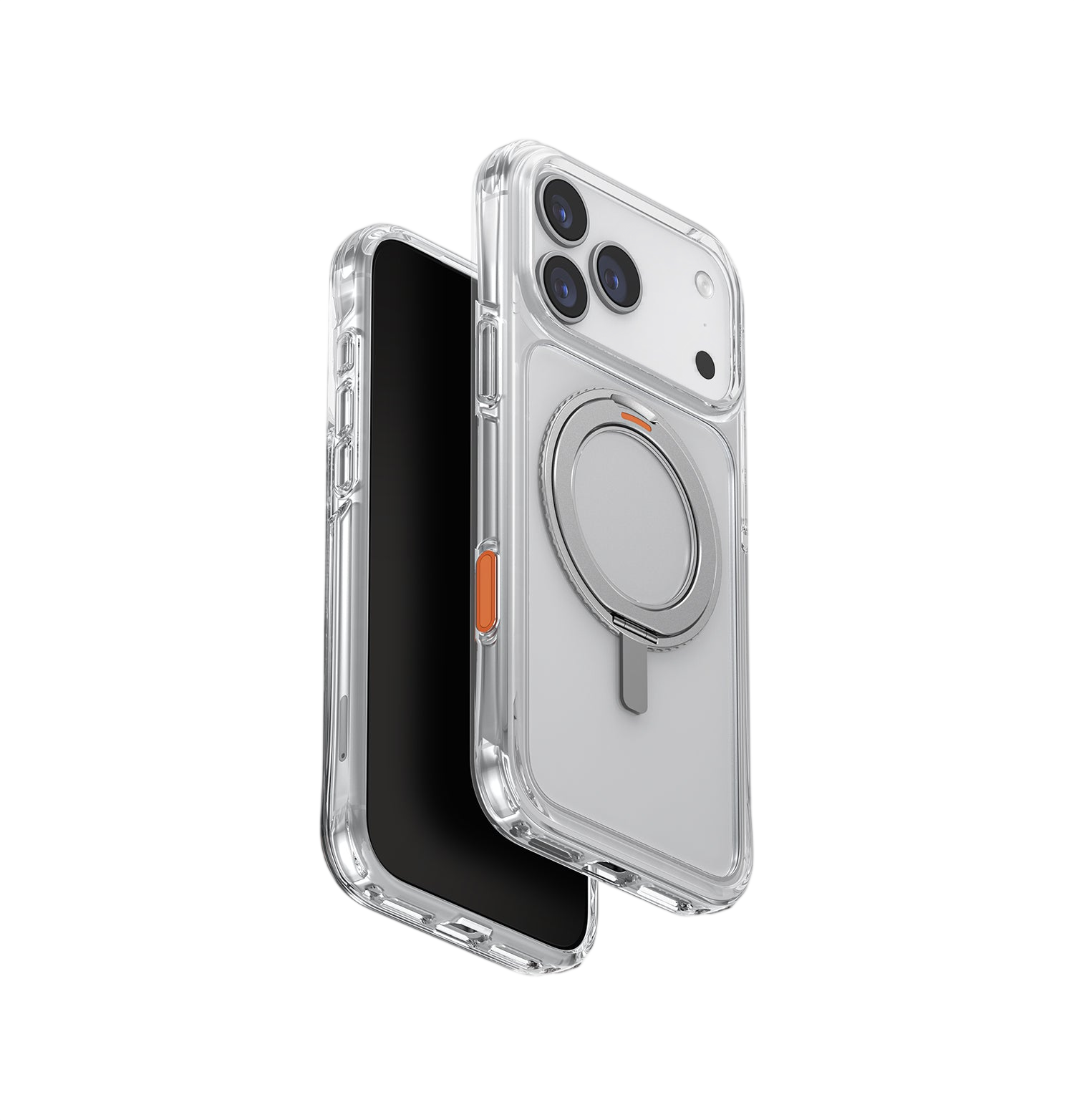 Uniq Swivix Hybrid Clear Case with 360° Rotating Kickstand for iPhone 17 Pro Max