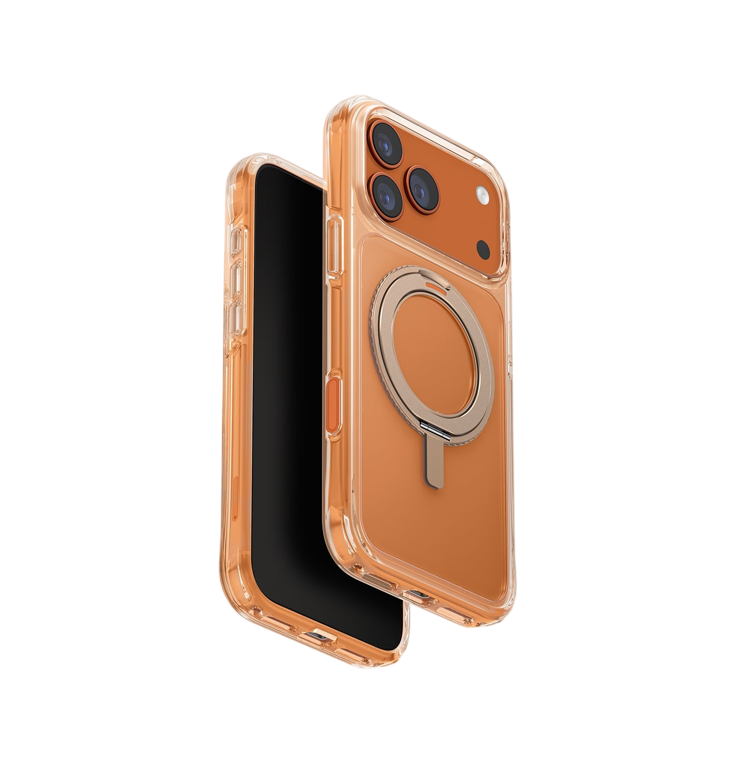 Uniq Swivix Hybrid Clear Case with 360° Rotating Kickstand for iPhone 17 Pro Max