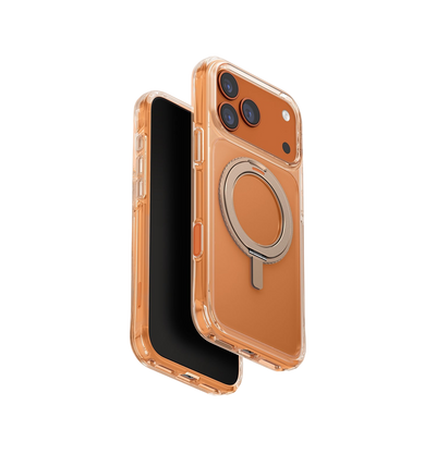 Uniq Swivix Hybrid Clear Case with 360° Rotating Kickstand for iPhone 17 Pro Max