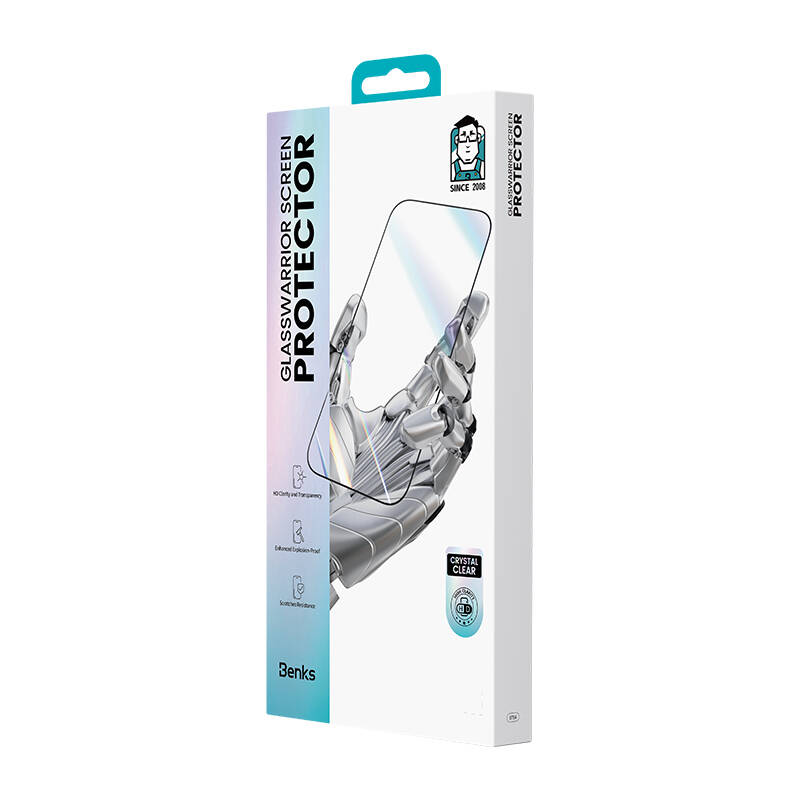 Benks iPhone 16 Pro Max Glass Warrior HD Screen Protector (Corning Glass 2)