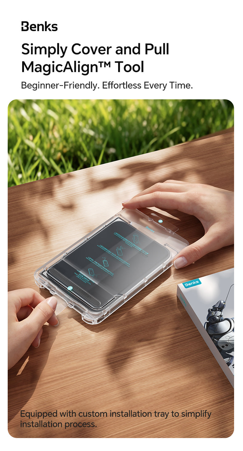 Benks Ultra Shield Plus HD Screen Protector for iPhone Duo - features