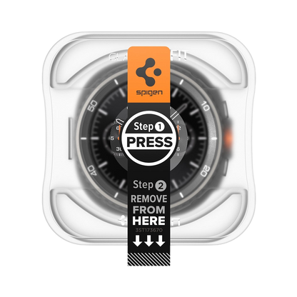 Spigen GLAS.tR EZ Fit Screen Protector for Samsung Galaxy Watch8 Classic - 2 Pack