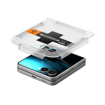 Spigen GLAS.tR EZ Fit Screen Protector for Samsung Galaxy Z Flip 7 - 2 Pack