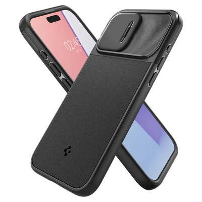 Spigen iPhone 15 Pro Max Case Optik Armor (MagFit)