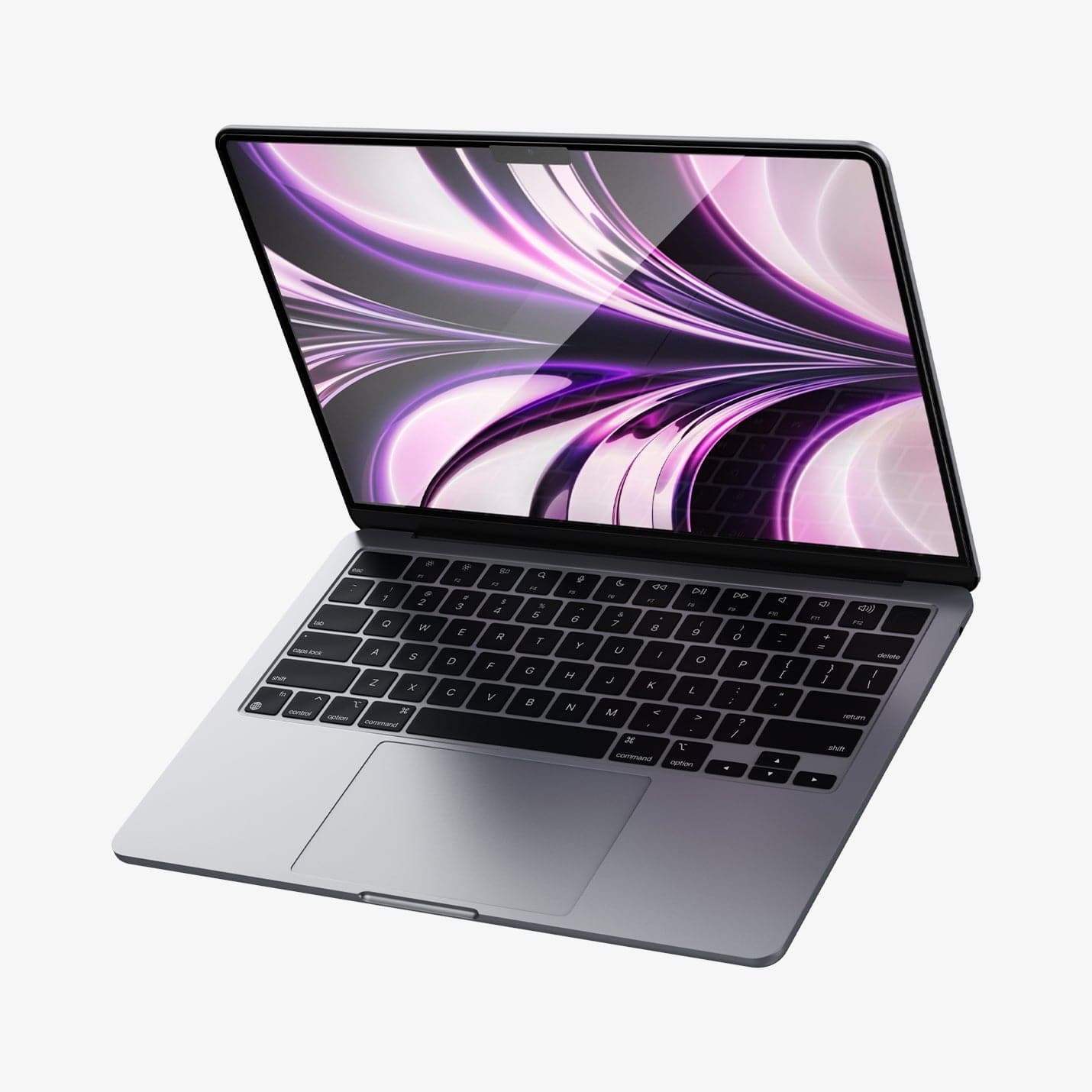 واقي شاشة Spigen GLAS.tR SLIM لجهاز MacBook Air (M4 / M3 / M2)