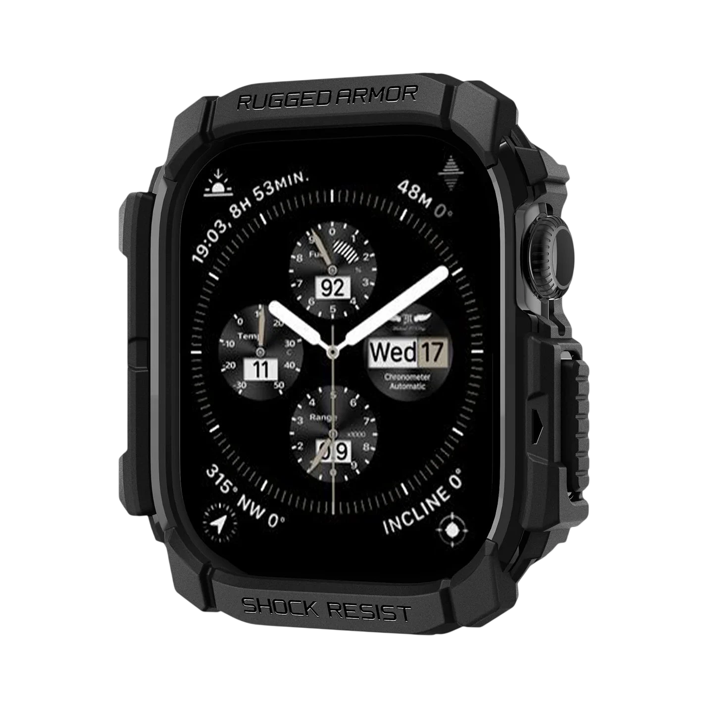 حافظة Spigen Rugged Armor لساعة Apple Watch Series 10 مقاس 46 ملم