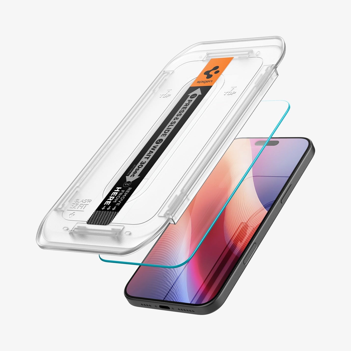 Spigen iPhone 16 Pro Screen Protector - GLAS.tR EZ Fit - 1 Pack