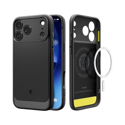 Spigen Rugged Armor (MagFit) Case for iPhone 17 Pro Max