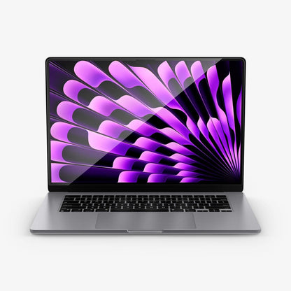 واقي شاشة Spigen GLAS.tR SLIM لجهاز MacBook Air (M4 / M3 / M2)