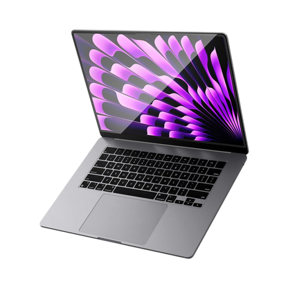 واقي شاشة Spigen GLAS.tR SLIM لجهاز MacBook Air (M4 / M3 / M2)