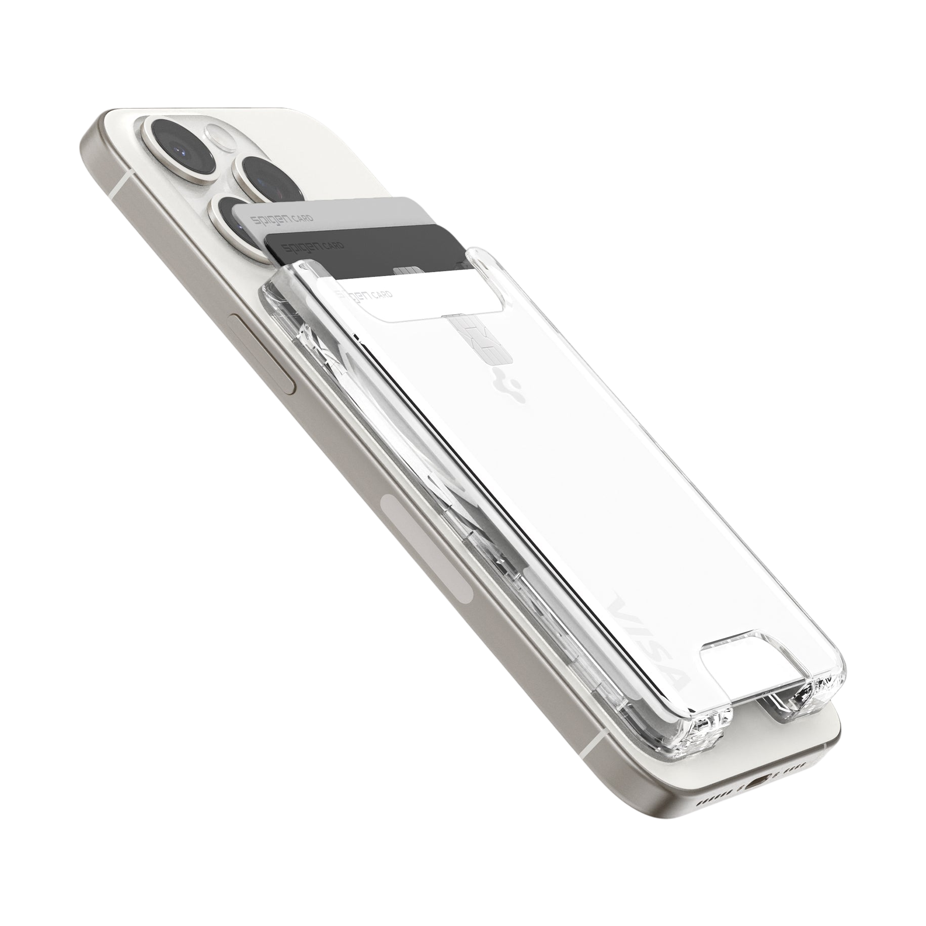 Spigen Ultra Hybrid MagFit Wallet (MagFit) Clear
