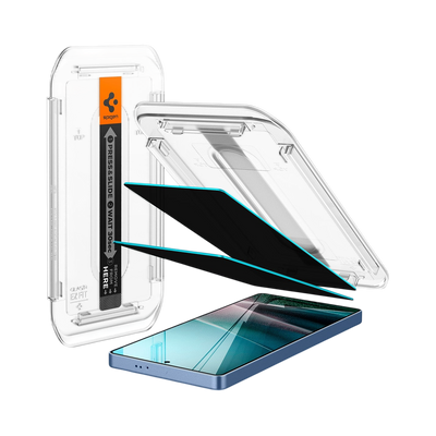 Spigen GLAS.tR EZ Fit | Privacy Screen Protector (2-Pack) for Samsung Galaxy S25 Ultra