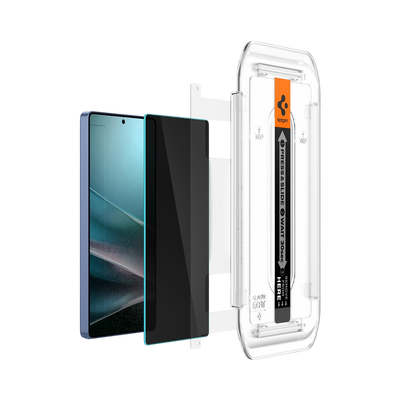Spigen GLAS.tR EZ Fit | Privacy Screen Protector (2-Pack) for Samsung Galaxy S25 Ultra