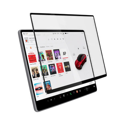 واقي شاشة مضاد للتوهج من زجاج مقسى سبجن تسلا tR رقيق (للشاشة الخلفية) عبوة واحدة - تسلا موديل 3 (2025/2024) - Y (2025)