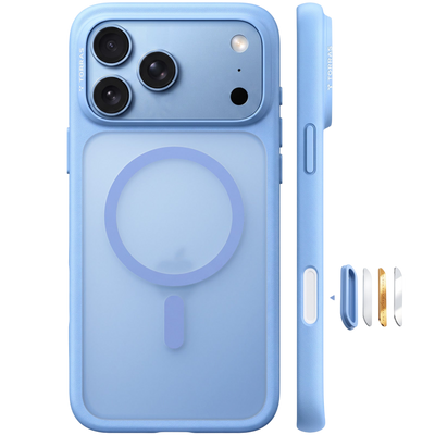 Torras Guardian-Mag Case for iPhone 17 Pro / iPhone 18 Pro - Blue 