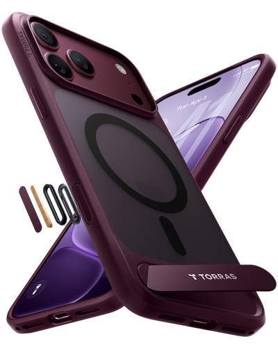 Torras Ostand L1 Case for iPhone 17 Pro / iPhone 18 Pro - Purple 