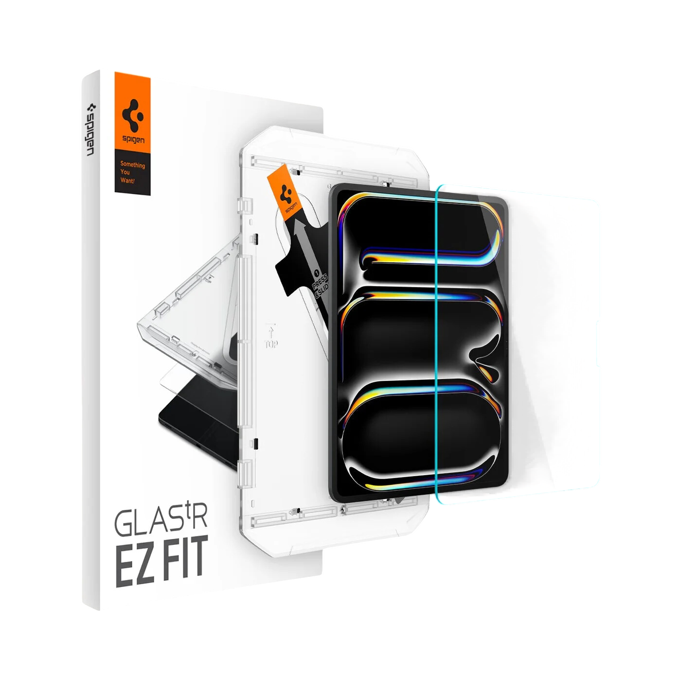 Spigen iPad Pro M5 / M4 GLAS.tR EZ Fit Screen Protector