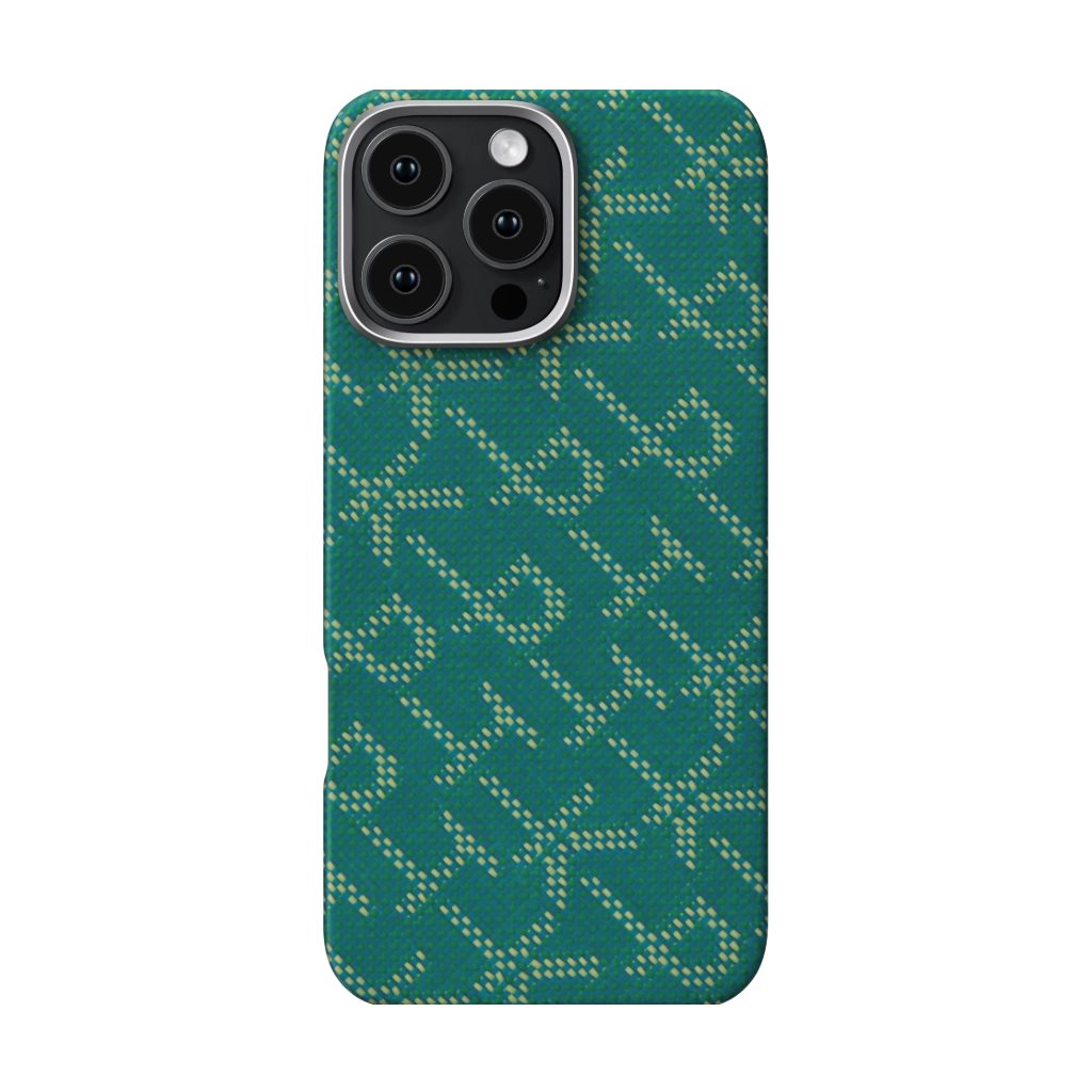 PITAKA Monogram Tactile Woven Case for iPhone 16 Pro