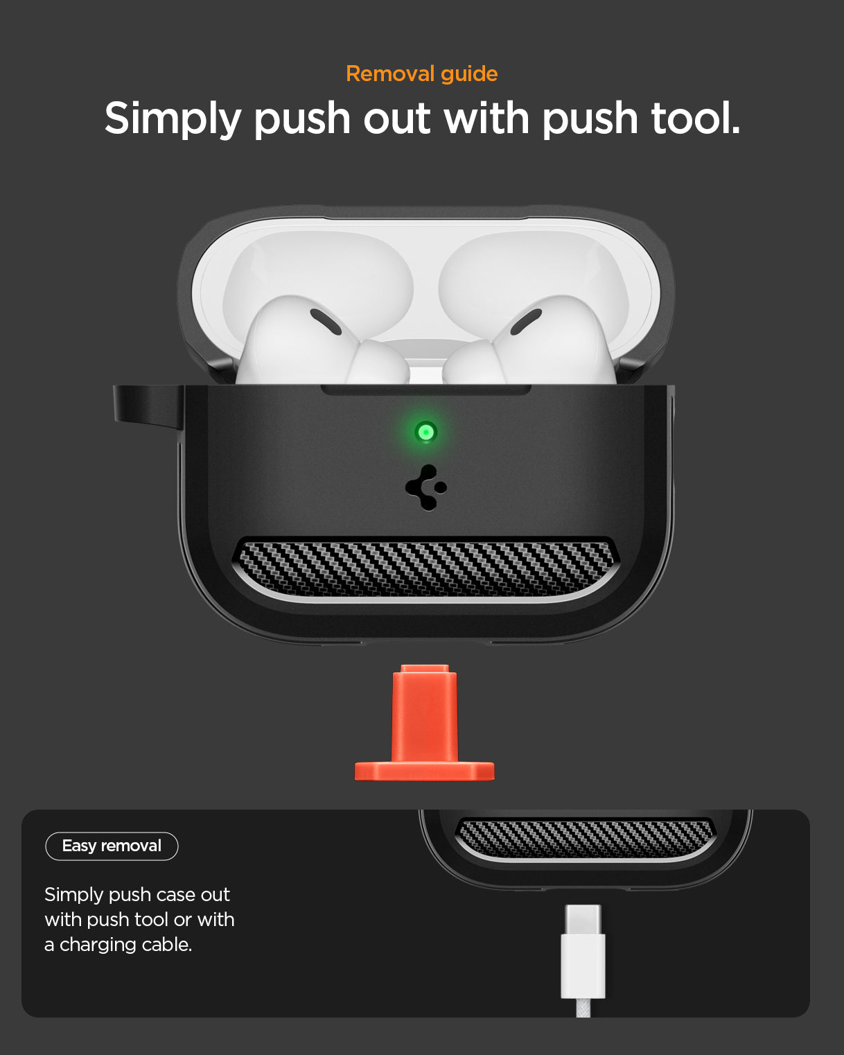 غلاف سبجن روجيد أرمور لآيربودز برو 3 (2025)