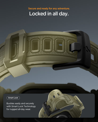 Spigen Rugged Armor Pro 2 Case + Band for Apple Watch Series 11 / 10 46mm