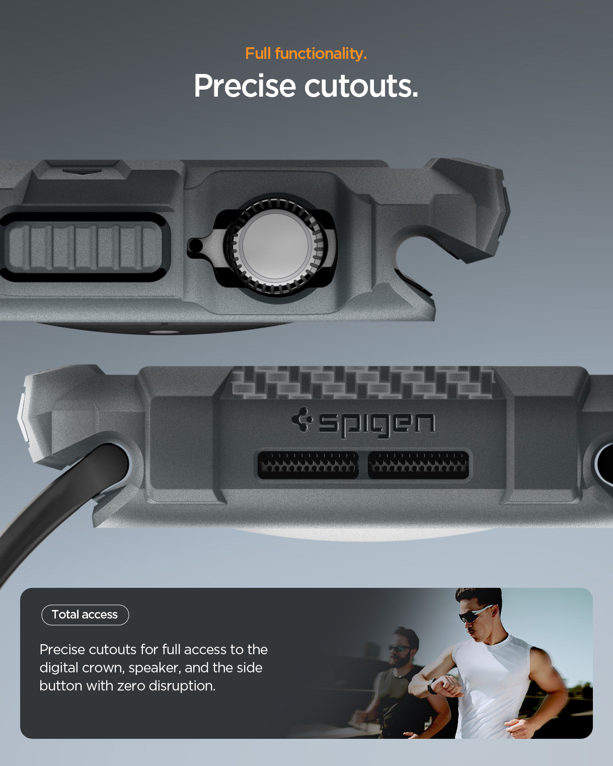 Spigen Rugged Armor 2 Case for Apple Watch Series 11 / Series 10 46mm