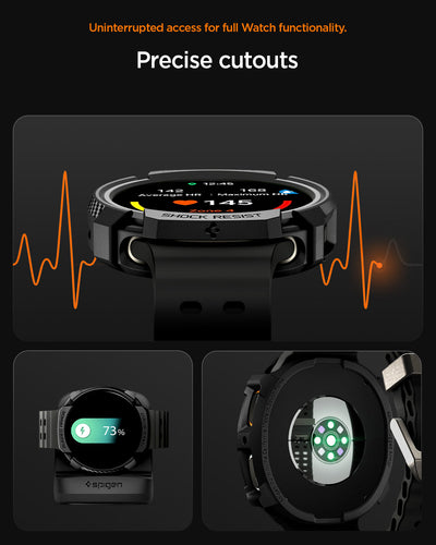 Spigen Rugged Armor Case for Samsung Galaxy Watch 8 44mm