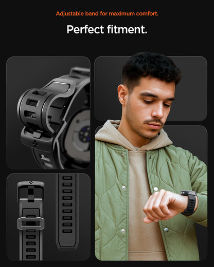 حزام + غلاف Spigen Rugged Armor Pro لسامسونج جالاكسي ووتش 8 كلاسيك
