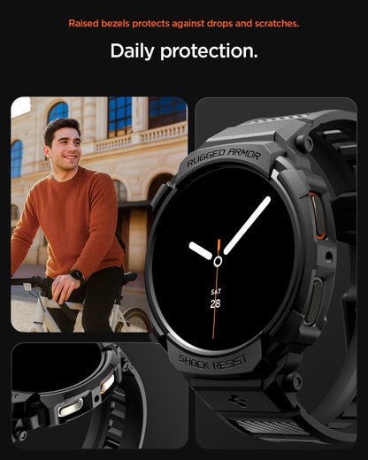 سبجن روجيد أرمور برو (حافظة + حزام) لسامسونج جالاكسي ووتش 8 سلسلة 44 مم