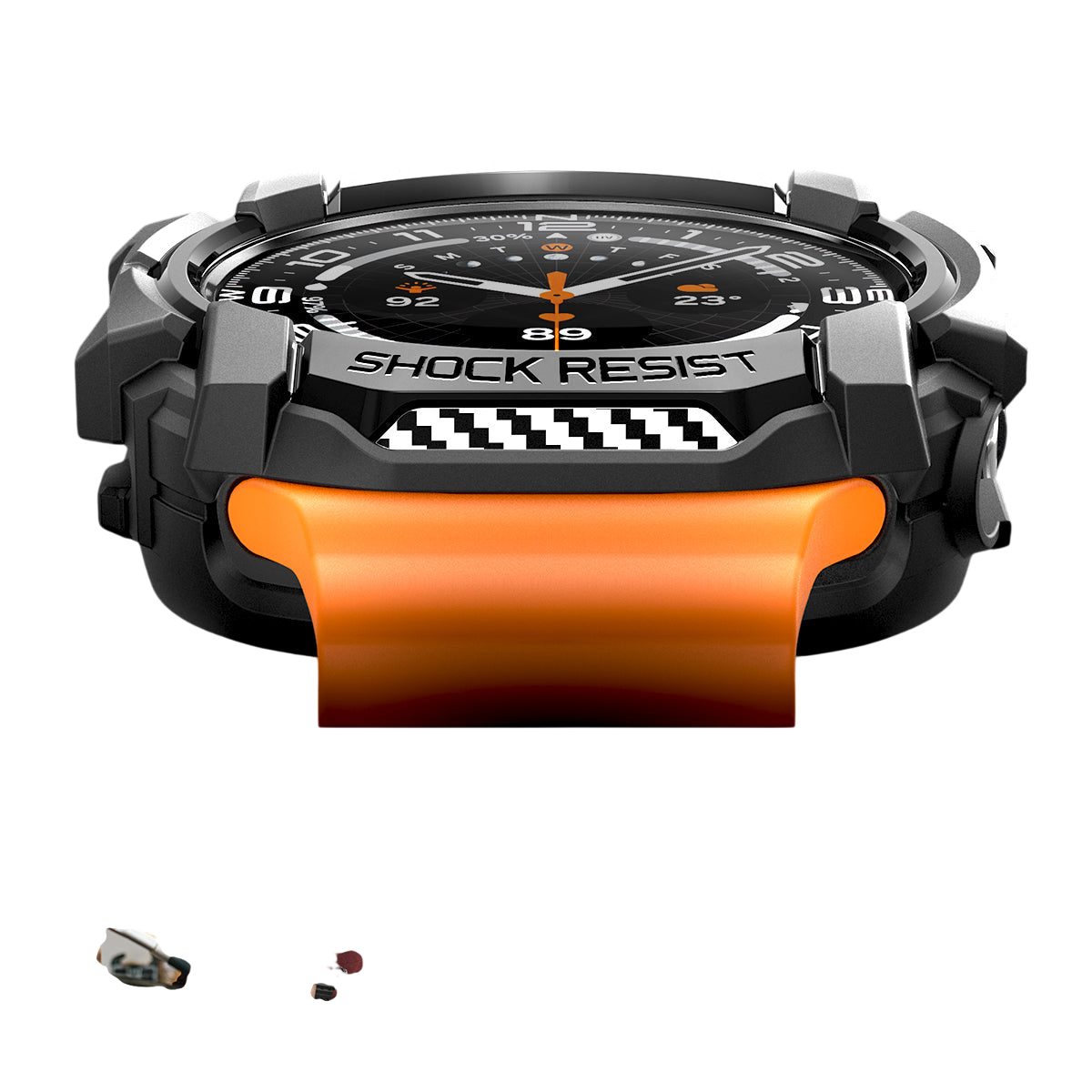 Spigen Rugged Armor Case for Samsung Watch Ultra 47mm (2025/2024)