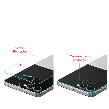 Spigen GLAS.tR EZ Fit Screen Protector for Samsung Galaxy Z Flip 7 - 2 Pack