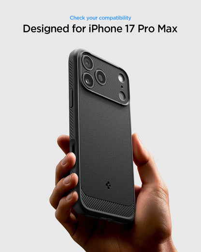 Spigen Rugged Armor (MagFit) Case for iPhone 17 Pro Max