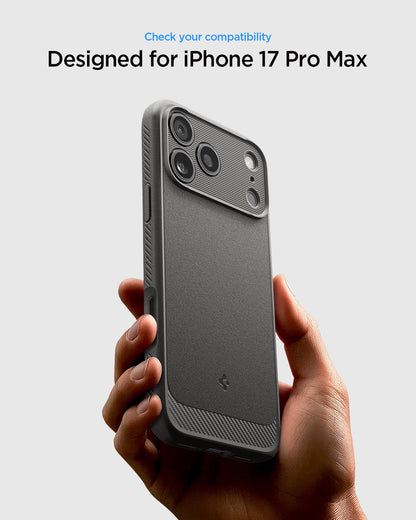 Spigen Rugged Armor (MagFit) Case for iPhone 17 Pro Max
