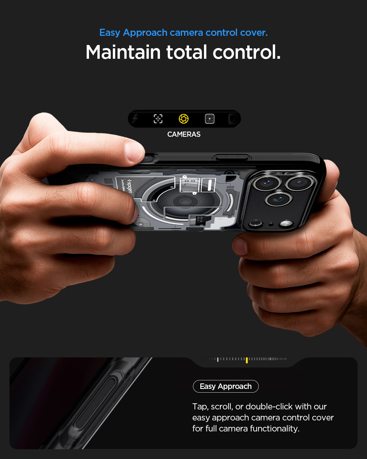 غلاف سبجن ألترا هايبرد زيرو وان (ماج فيت) لآيفون 17 برو ماكس