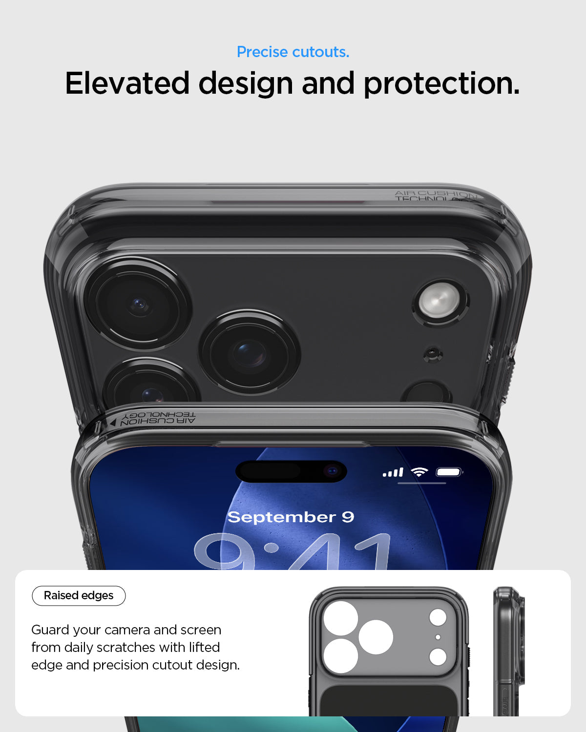 غلاف سبجن الترا هايبرد تي ماغ فيت لجهاز آيفون 17 برو ماكس / آيفون 17 برو