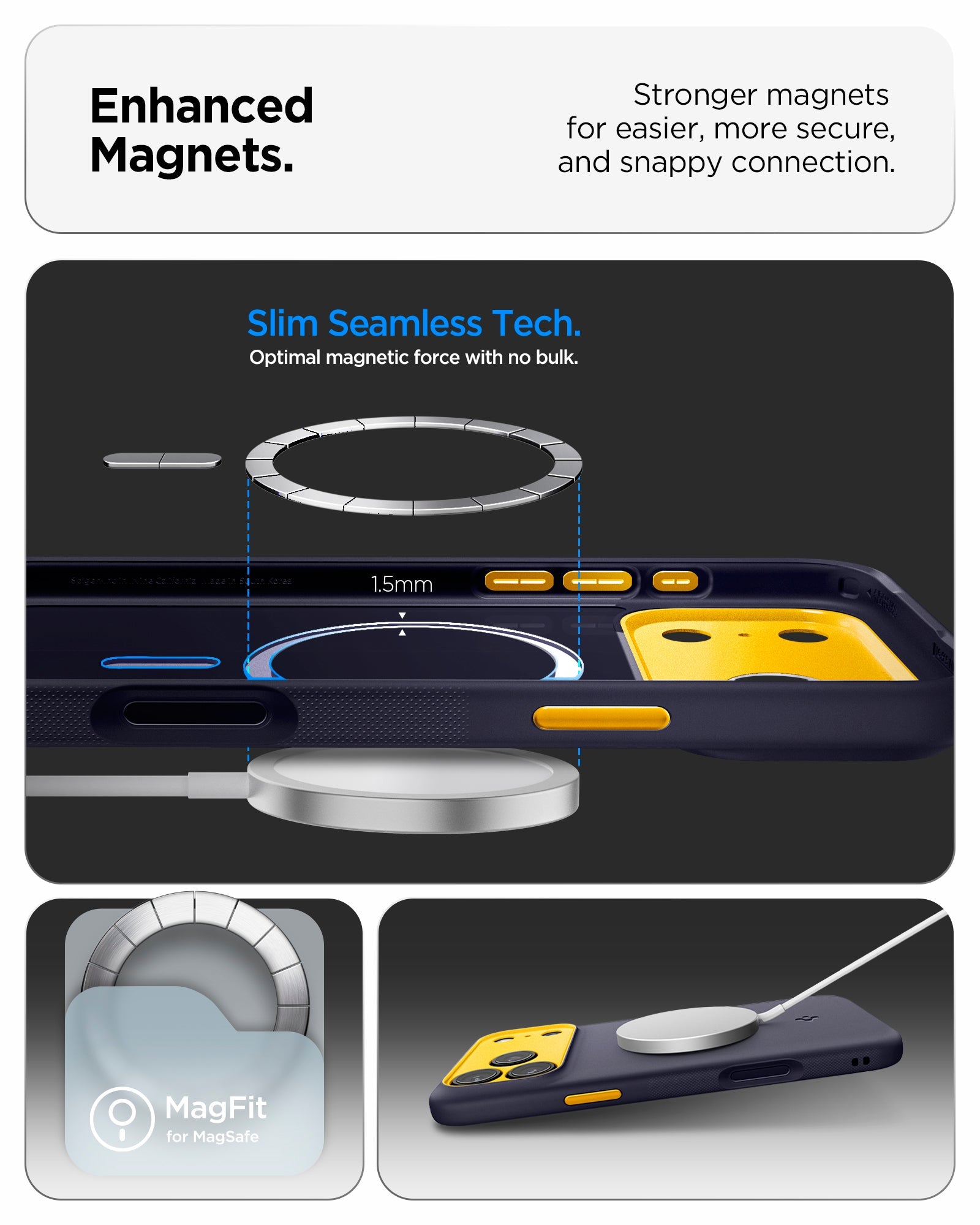 غلاف سبجن نانو بوب (ماج فيت) لهاتف آيفون 17 برو ماكس