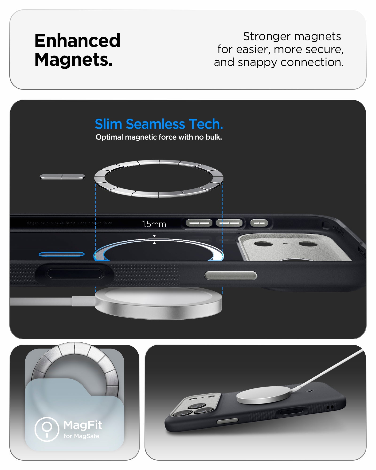 غلاف سبجن نانو بوب (ماج فيت) لهاتف آيفون 17 برو ماكس
