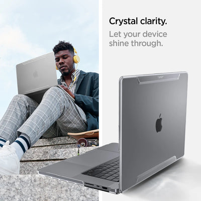 حافظة Spigen Thin Fit Clear لجهاز MacBook Pro 14" M5 / M4 / M3 / M2 / M1