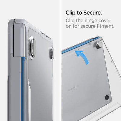 حافظة Spigen Thin Fit Clear لجهاز MacBook Pro 14" M5 / M4 / M3 / M2 / M1