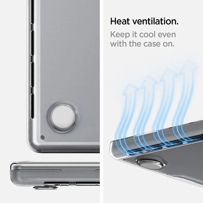 حافظة Spigen Thin Fit Clear لجهاز MacBook Pro 14" M5 / M4 / M3 / M2 / M1