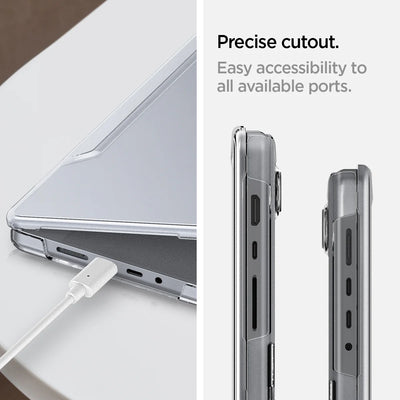 حافظة Spigen Thin Fit Clear لجهاز MacBook Pro 14" M5 / M4 / M3 / M2 / M1
