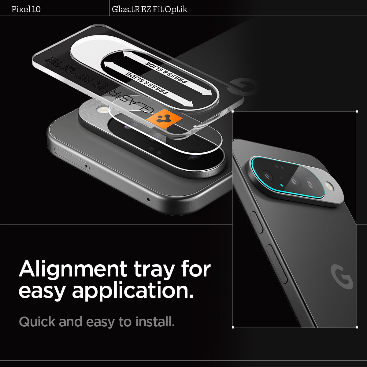 Spigen Optik EZ Fit Lens Protector for Google Pixel 10 Series