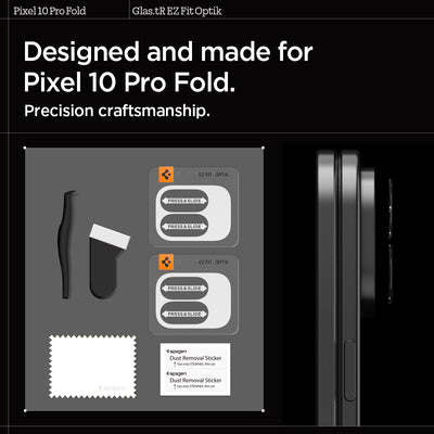 Spigen Optik EZ Fit Lens Protector for Google Pixel 10 Series